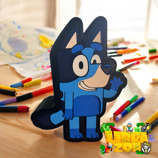 Blue Guy Bank 3D file 3MF