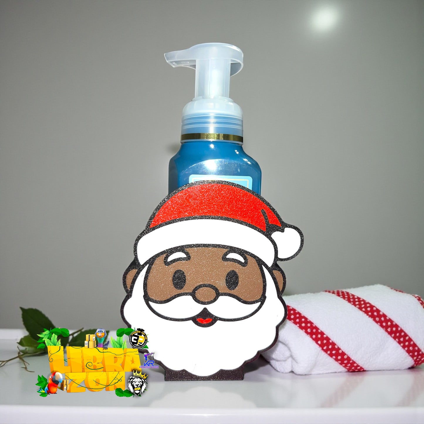 3D Santa Soap Dispenser (3MF file)