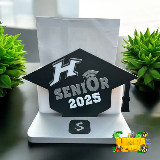 Grad cash app stand w/ envelope holder (3MF DIGITAL FILE ONLY)