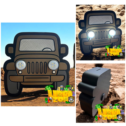 Jeep Night Light Bank 3D file 3MF