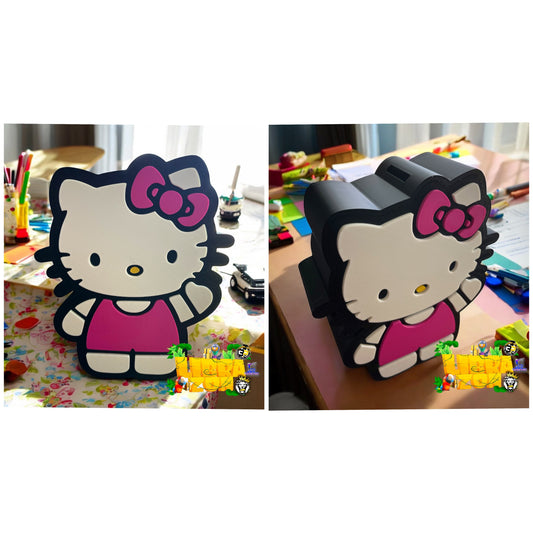 Kitty Standing Bank 3D file 3MF