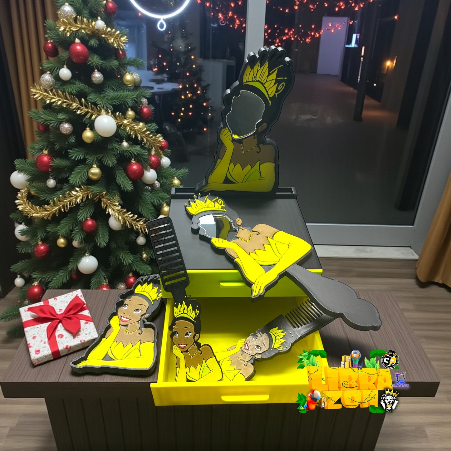 Princess and the frog Vanity Set (Laser needed)