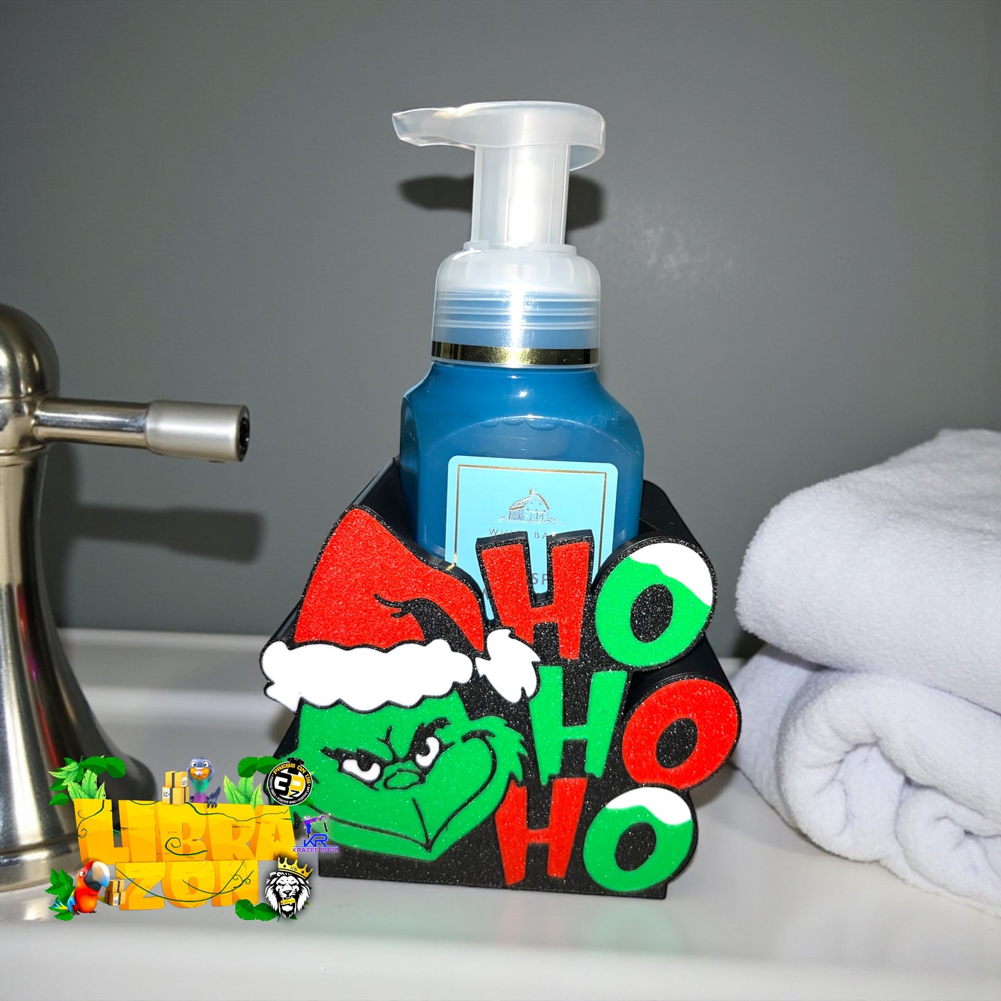 3D Green Man Soap Dispenser (3MF file)
