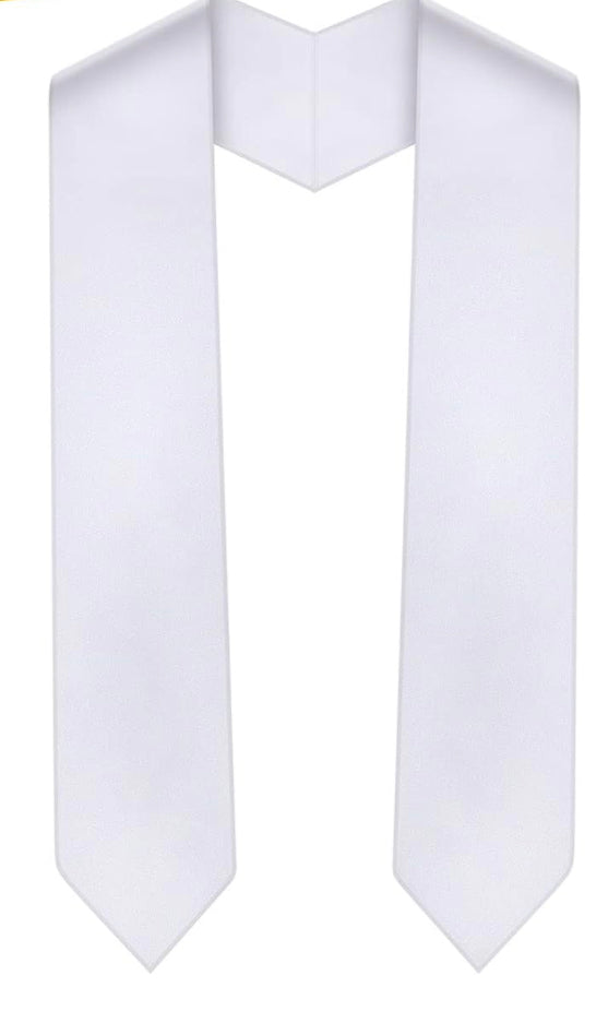 White 63” Stoles